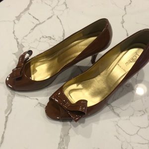J. Crew Pipa Patent Peep Toes